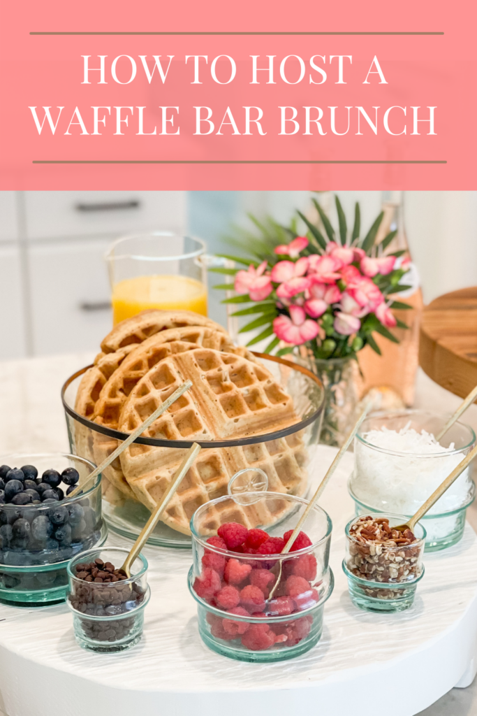 How to host a waffle bar brunch