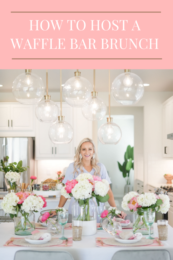 How to host a waffle bar brunch